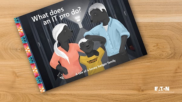 Childrens book sitting on a desk